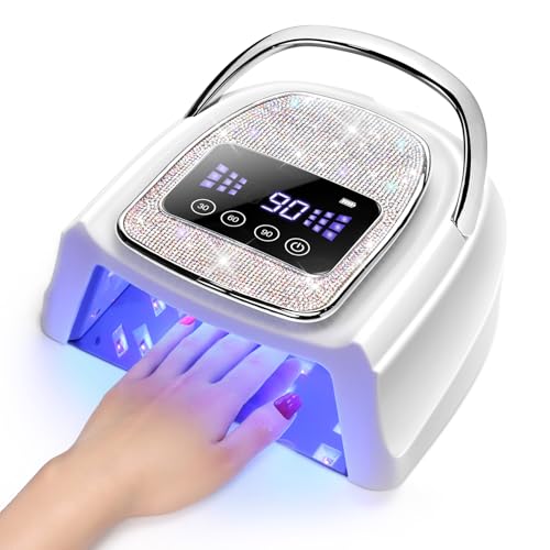 COSCELIA U V Nail Lamp Cordless Rechargeable Dryer U V Light for Gel Nails