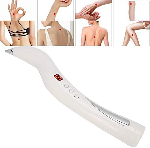 Acupuncture Massage Pen, Electric Acupuncture Meridian Pen Magnetic Therapy Pen for Acupressure Massage to Reduce Inflammation and Relieve Pain
