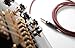 Red Dragon Instrument Cable - Noiseless for Electric Guitar and Bass - 10Foot TS 1/4Inch Angled PL