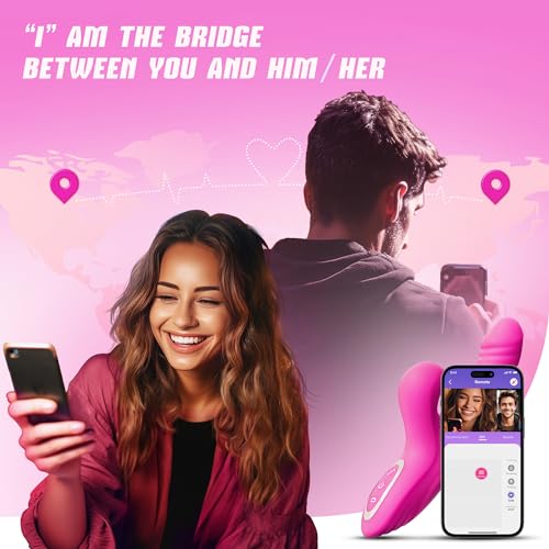 Image of Adult Rabbit Vibrator Dildo Sex Toy for Women, for Female Couples Pleasure | 10 Vibrating & 7 Thrusting Modes, 5 Pulsing Modes, G Spot & Clitoral Stimulation, Couples Sex Swing Games, AI Sync