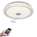 Produktbild AISHFP Bluetooth-Lautsprecher LED-Musik-Decken-Lampe, 36W Farbe Ändern Deckenleuchten, Smartphone APP Steuerung Flush Mount Deckenleuchten Für Badezimmer