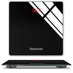 Newaner Digitale persoonlijke weegschaal, personenweegschaal, gewichtenschaal met high-precisietensoren en gehard…