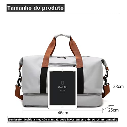 Bolsa de viagem portátil bolsa de bagagem de viagem de curta distância de grande capacidade leve sep