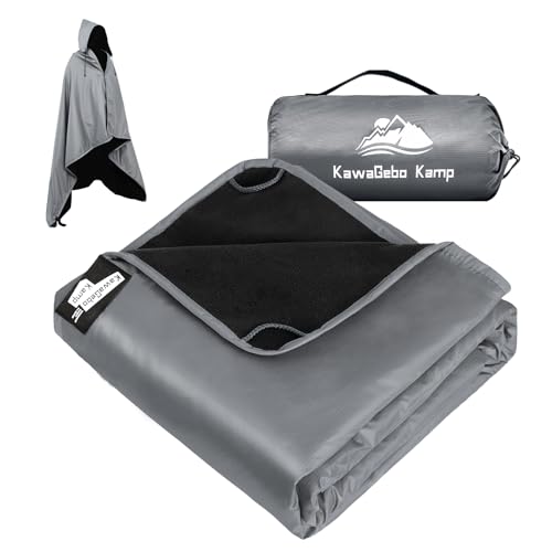 KawaGebo Kamp Large Waterproof Outdoor Stadium Blanket 80"x 58"