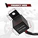 LED Flasher Relay 2-Pin, FIX Motorcycle Turn Signal Flasher Relay Flash Rate Wiring Connectors Kit