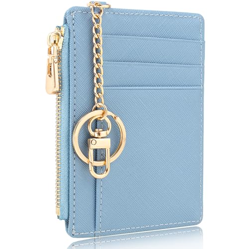 Portefeuille de poche fin anti-piratage RFID bleu pour désencombrer vos poches au quotidien