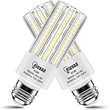 2 Pack 300W Equivalent LED Corn Light Bulb, 5000 Lumen 5000K Cool White Daylight 40W LED Corn Light,E26/E27 Medium Base,for Indoor Outdoor Warehouse Garage Basement Backyard Factory Barn and Many Area