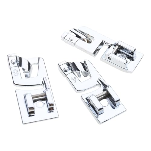 Juego de 3 piezas / set prensador de pie estrecho de Sheem prensatelas de pie 3 mm 4 mm 6 mm dobladillo pies de presión para máquinas de coser