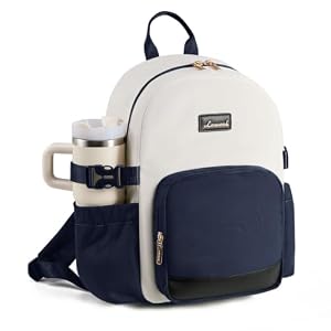 LOVEVOOK Rucksack Damen Klein, 11 Zoll Elegant Cityrucksack Kleiner mit großem Fach für Trinkflaschen, Mini Casual Daypack Backpack Women Modern Wasserdicht für Reisen Schule Arbeit Teenager Kinder