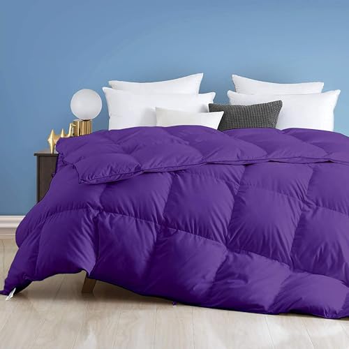 Image of Day Care - 500 GSM Hotel Quality-Down Alternative Microfiber Comforter for Heavy Winter Double Bed Comforter /Blanket /Rajai (90 inch x 100 inch Inches /228cm x 228cm) - Comforter Double Bed|Purple
