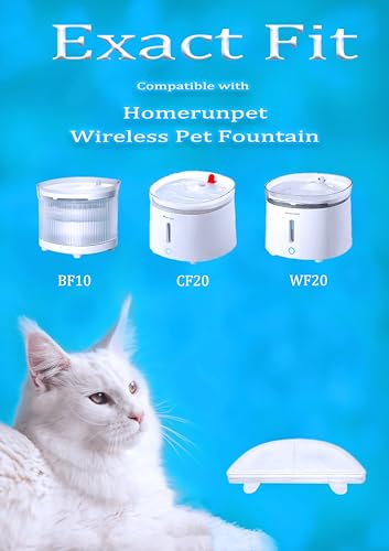 Amazinpure 6+6 WF20 CF20 filtro de fonte para animais de estimação substituição compatível com HomeR