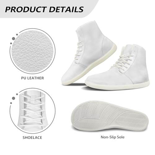 Image of Fashion Print Womens Mens High Top Barefoot Sneakers Flat Shoes