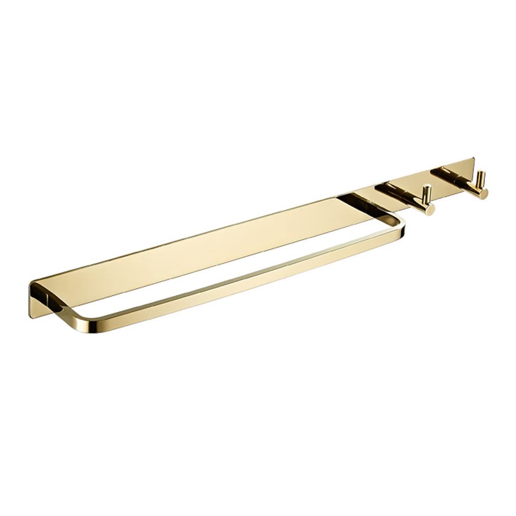 Barre de serviette unique en cuivre doré pour une salle de bain chic et élégante