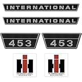  IHC International 453 Silber Klein Schlepper Traktor Aufkleber Klebefolie