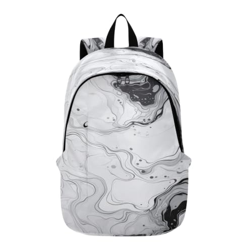 Sac à dos marbre blanc contre la fatigue pour transporter vos affaires en voyage