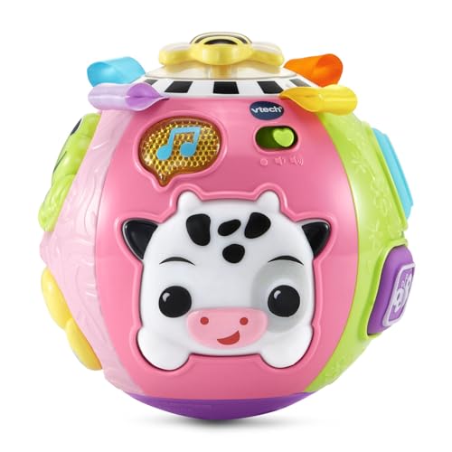 Image of VTech Baby On-The-Moove Activity Ball with Textures, Pink