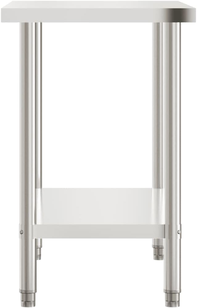 YAFF Kitchen Work Table 43.3"x21.7"x33.5" Stainless Steel,Food Service-376455