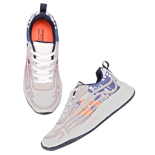 Image of Birde Men's Sports Shoes | Lightweight Running Shoes for Men | Breathable Walking Shoes with Cushioned EVA Sole | Comfortable Gym Sneakers