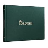 Kunitsa Co. Wedding Guest Book - Blank Sign in Book for Special Occasions, Evergreen Cover