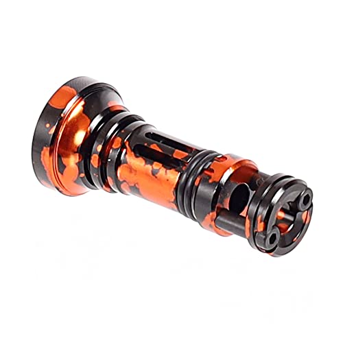 【Amazon.co.jp限定】ドレス [DRESS]『2022』リールスタンド オリジン 共用 ブラック×オレンジ ダイワ シマノ 共用 リール スピニング フック掛け カスタムパーツ 本体サイズ・長さ:42(ネジ含まず) 最大外径:46mm