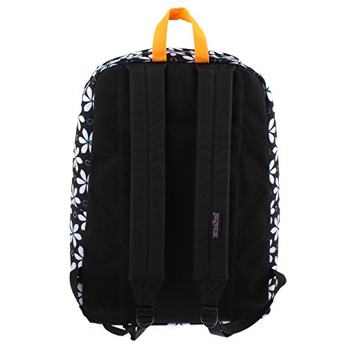JanSport T501 Superbreak Backpack 2014 Winter Collection (Black Floral Geo)3