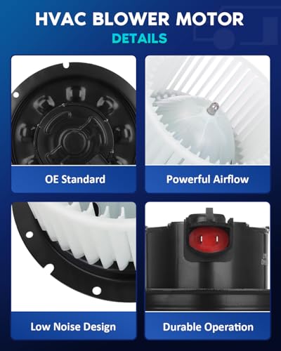 Image of BDELI HVAC Front Blower Motor Fit for 99-07 Ford F250 F350 F450 Super Duty | 99-07 F550 SUPER DUTY, 00-05 FORD EXCURSION: 700099, PM292, 2C3Z-19834-AA,XC3Z-19805-CA, 35016