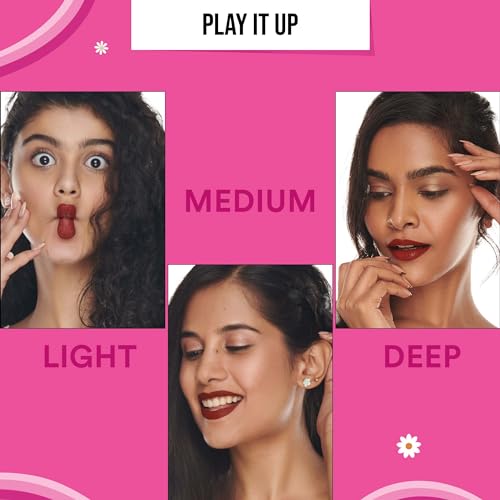 SUGAR POP Matte Lipcolour | Vitamin E | Super-Pigmented | Smudge-proof | 1.6 ml - 05 Mahogany