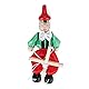 XGOPTS Marionette Holz Clown Puppe Eltern-Kind Steuerbar Robust Puppet für Kinder Hängend Deko Lustig Clownpuppe Pull String Halloweendeko Weihnachten Halloween Geburtstag Kindergeschenke