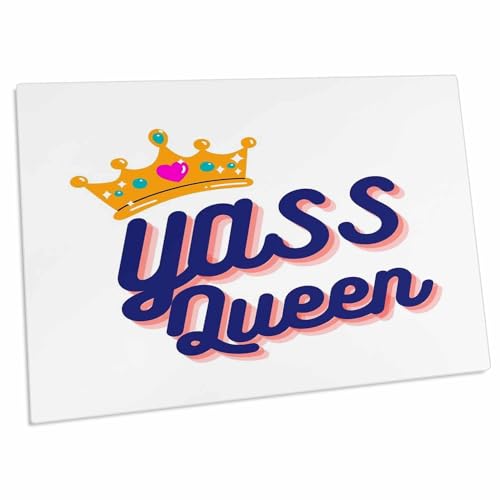 Pad de escritorio 3dRose con diseño corona Yass Queen miniatura 1