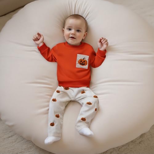 Toddler Baby Boy Thanksgiving Outfit Turkey Sweatshirt Long Sleeve T Shirt Plaid Pants Set Infant Thanksgiving Clothes2