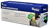 Whirlpool W10351647RB 15-Inch Plastic Compactor Bags, 8-Pack