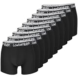 Lowbangge Boxershorts Herren 9er Pack Ohne Kratzenden Zettel Unterhosen Männer Unterwäsche Retroshorts Baumwolle