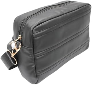 Glitter Women Bag with Cross Hand - Black GBA005212BLK, One Size