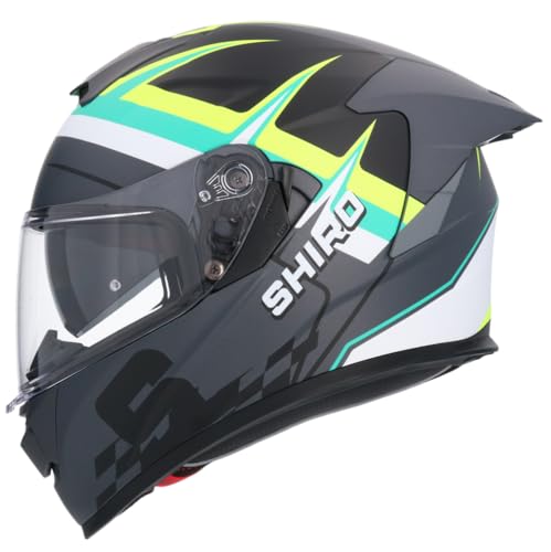 Shiro Helmets Casco Raptor Pegasus Negro Mate SV (XXL 63/64)