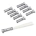 10PCS Reusable Glass Filter Tips Glass Tips Rolling Tip Mouthpieces for Joints (Black)