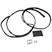 Roof Weather Seal Repair Set Fit for Mini Cooper R52 R57 Convertible Replacement for# 51137123437 51137123438 54342758117 54342758118 54347375319 54347375320