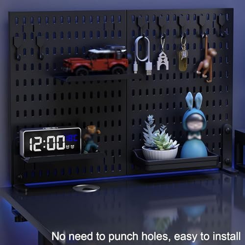 Panneau d'intimité de bureau anti distraction avec rangement de table - 8