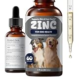Zinc Drops for Dogs, Skin & Coat Health & Immune Support Trace Mineral