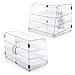 Old Canal Bakery Display Case, Pastry Display Case Countertop 3 Tier Tray, Acrylic Clear Boxes for Bread Pastry Desserts Food Cookie, Display Cabinet Box for Baking Enthusiasts, 20.86 x 17.3 x 16.5 in