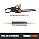 WORX WG385E.9 NITRO Akku Kettensäge 40V(2x20V) - bürstenloser Motor - automatische Kettenspannung & Kettenschmierung - 40cm Schnittlänge - 18m/s Schnittgeschwindigkeit - ohne Akku & Ladegerät