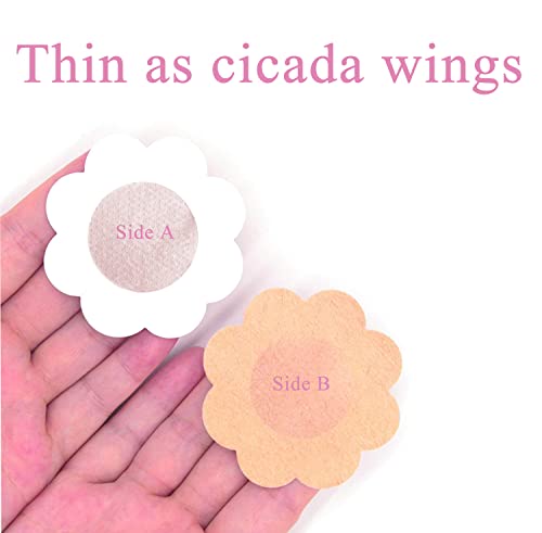 Breast Covers Nipple Cover Pasties, Disposable Nipple Covers, Bra Pad, Self-Adhesive No Show Bra For Women (40Pcs, Flower) #TOP4