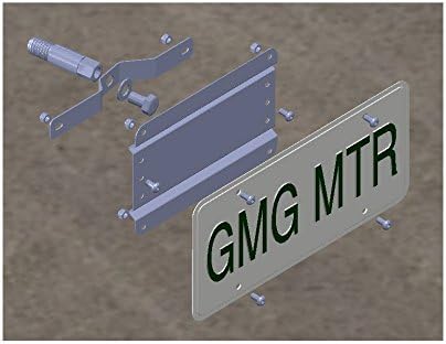 NO Holes License Plate Bracket Kit for The Aston Martin Vanquish Models (2012-2018 / 2nd Gen) / No Drill Tow Hook License Plate Mount