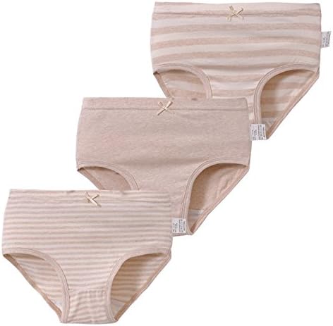 Baby Girls Underwear 3 Pack Organic Cotton Toddler Undies Kids Short Briefs Children Underpants