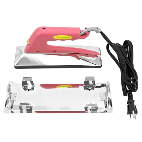 QWORK Carpet Seaming Iron 120V 800W Low-Profile Contoured Carpet Iron Seaming Tool with Built-In Heat Shield Even Heat Thermostat Switch for Carpet Joining & Installation by QWORK - Used condition - Image 2