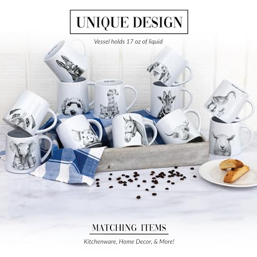 Taza de cerámica Stoneware para café de 17 oz miniatura 4