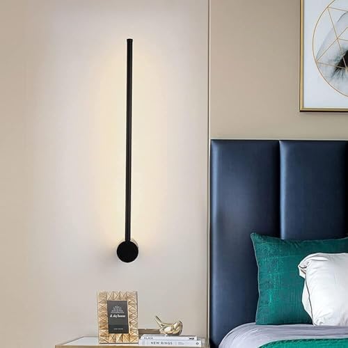 Lampe murale LED noire géométrique pour éclairage de vanité moderne - 4