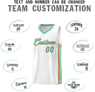 KXK Personalized Your Own Basketball Jersey Sports Shirt Printed Custom Team Name Number Logo for Men Youth