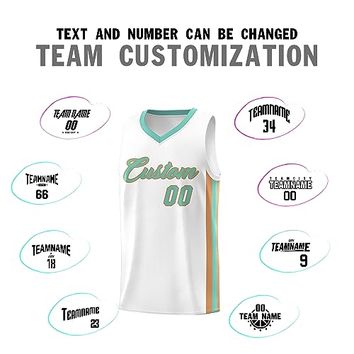 KXK Personalized Your Own Basketball Jersey Sports Shirt Printed Custom Team Name Number Logo for Men Youth