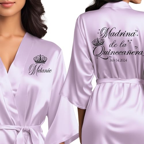 Mis Quince Anos Robes, Pretty Quinceanera Robes, Mama de la Quince, Quinceanera Gifts