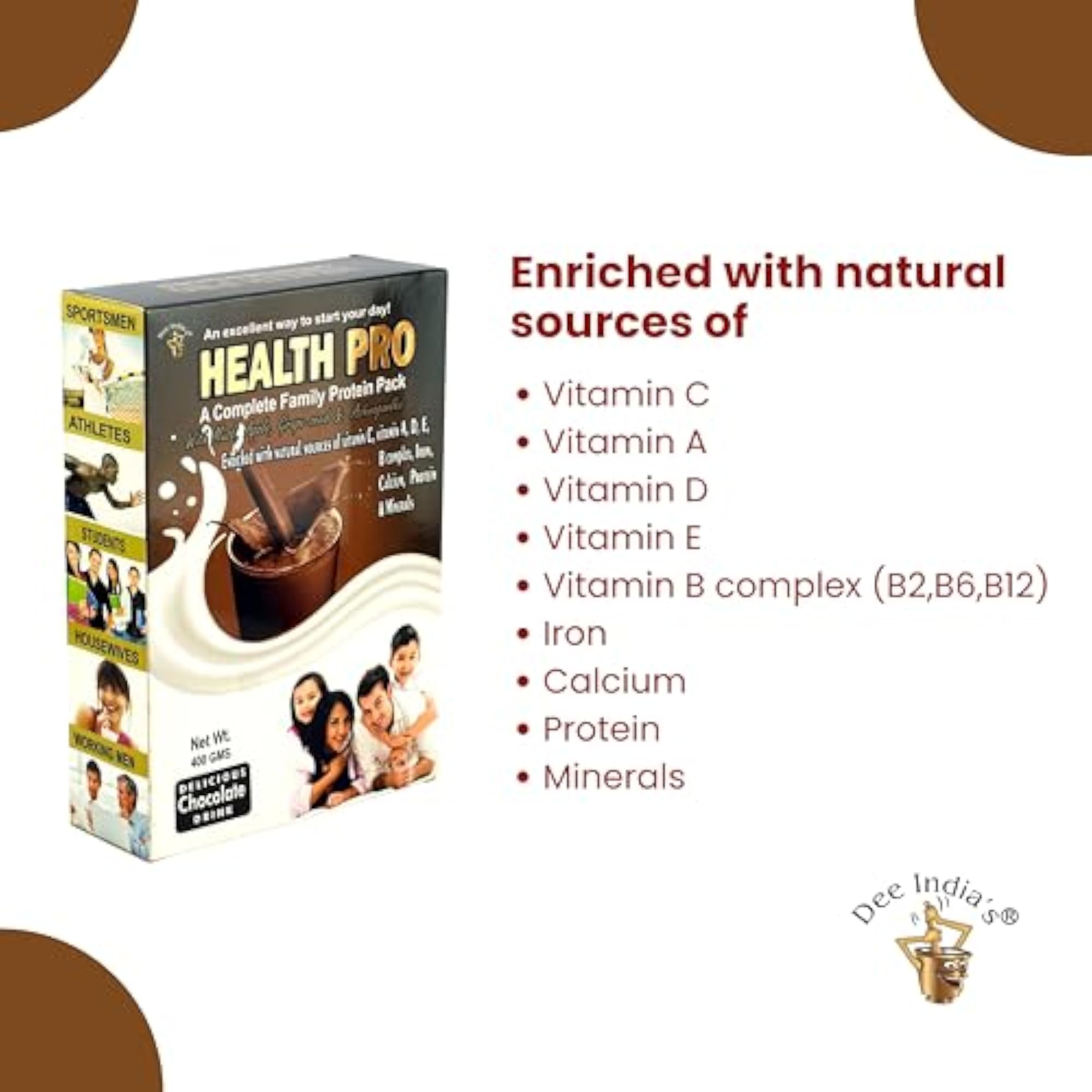 DEE HERBALS 100% Natural Ayurvedic Health Pro Powder